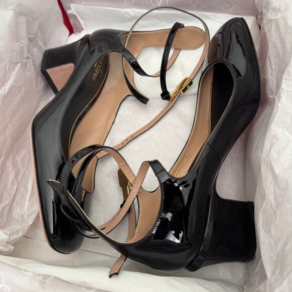 Valentino VLogo Tan-Go 60 Patent Pump - Picture 5 of 7